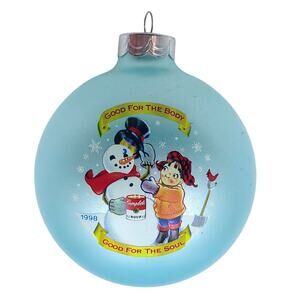 Campbells Soup 1998 Collector's Edition Christmas Ornament in Box Good for Body